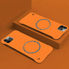Coque Plastique Rigide Etui Housse Mat avec Mag-Safe Magnetic Magnetique P01 pour Apple iPhone 14 Plus Orange