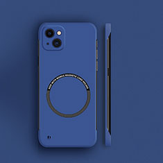 Coque Plastique Rigide Etui Housse Mat avec Mag-Safe Magnetic Magnetique pour Apple iPhone 14 Bleu