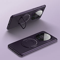 Coque Plastique Rigide Etui Housse Mat avec Mag-Safe Magnetic Magnetique pour Huawei Mate 60 Violet
