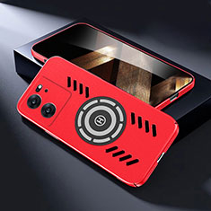 Coque Plastique Rigide Etui Housse Mat avec Mag-Safe Magnetic Magnetique pour Xiaomi Mi 13T 5G Rouge