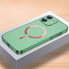 Coque Plastique Rigide Etui Housse Mat avec Mag-Safe Magnetic Magnetique QC1 pour Apple iPhone 12 Mini Vert