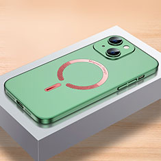 Coque Plastique Rigide Etui Housse Mat avec Mag-Safe Magnetic Magnetique QC1 pour Apple iPhone 13 Vert