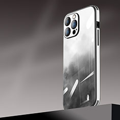 Coque Plastique Rigide Etui Housse Mat Degrade AT1 pour Apple iPhone 13 Pro Noir