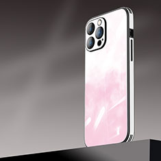 Coque Plastique Rigide Etui Housse Mat Degrade AT1 pour Apple iPhone 13 Pro Rose