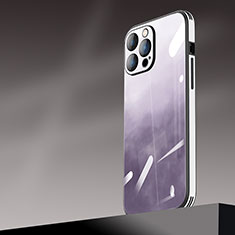 Coque Plastique Rigide Etui Housse Mat Degrade AT1 pour Apple iPhone 13 Pro Violet