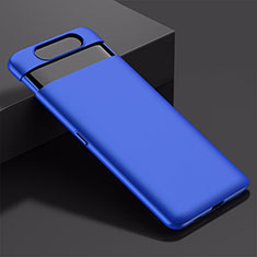 Coque Plastique Rigide Etui Housse Mat G01 pour Samsung Galaxy A80 Bleu