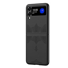 Coque Plastique Rigide Etui Housse Mat H03 pour Samsung Galaxy Z Flip3 5G Noir