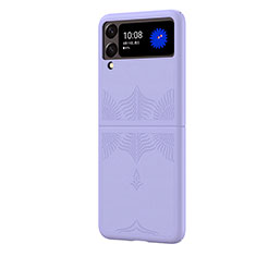 Coque Plastique Rigide Etui Housse Mat H03 pour Samsung Galaxy Z Flip3 5G Violet