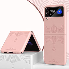 Coque Plastique Rigide Etui Housse Mat H04 pour Samsung Galaxy Z Flip3 5G Or Rose