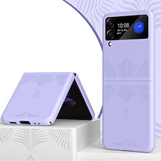 Coque Plastique Rigide Etui Housse Mat H04 pour Samsung Galaxy Z Flip3 5G Violet