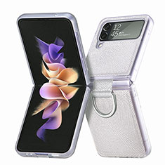 Coque Plastique Rigide Etui Housse Mat H05 pour Samsung Galaxy Z Flip4 5G Blanc