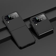 Coque Plastique Rigide Etui Housse Mat H07 pour Samsung Galaxy Z Flip4 5G Noir