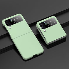 Coque Plastique Rigide Etui Housse Mat H07 pour Samsung Galaxy Z Flip4 5G Pastel Vert