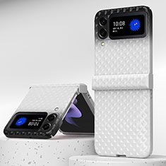 Coque Plastique Rigide Etui Housse Mat H07 pour Samsung Galaxy Z Fold3 5G Blanc