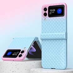 Coque Plastique Rigide Etui Housse Mat H07 pour Samsung Galaxy Z Fold3 5G Bleu