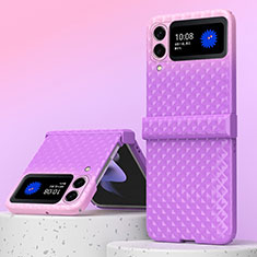 Coque Plastique Rigide Etui Housse Mat H07 pour Samsung Galaxy Z Fold3 5G Violet
