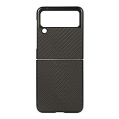 Coque Plastique Rigide Etui Housse Mat H08 pour Samsung Galaxy Z Flip3 5G Noir
