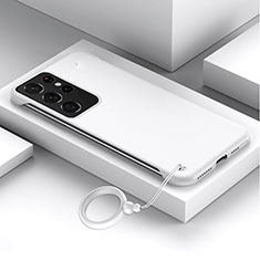 Coque Plastique Rigide Etui Housse Mat JS1 pour Samsung Galaxy Note 20 Ultra 5G Blanc