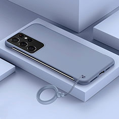 Coque Plastique Rigide Etui Housse Mat JS1 pour Samsung Galaxy Note 20 Ultra 5G Gris Lavende