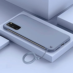 Coque Plastique Rigide Etui Housse Mat JS1 pour Samsung Galaxy S20 5G Gris Lavende