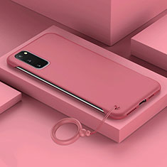 Coque Plastique Rigide Etui Housse Mat JS1 pour Samsung Galaxy S20 5G Rouge
