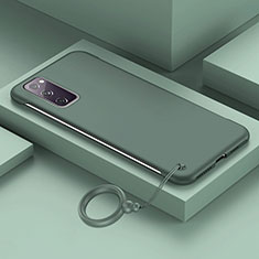 Coque Plastique Rigide Etui Housse Mat JS1 pour Samsung Galaxy S20 FE (2022) 5G Vert Nuit
