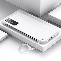 Coque Plastique Rigide Etui Housse Mat JS1 pour Samsung Galaxy S20 FE 4G Blanc