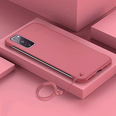 Coque Plastique Rigide Etui Housse Mat JS1 pour Samsung Galaxy S20 FE 4G Rouge