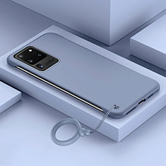 Coque Plastique Rigide Etui Housse Mat JS1 pour Samsung Galaxy S20 Ultra 5G Gris Lavende