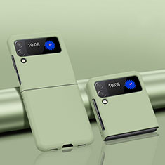 Coque Plastique Rigide Etui Housse Mat L01 pour Samsung Galaxy Z Flip3 5G Vert