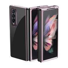 Coque Plastique Rigide Etui Housse Mat L01 pour Samsung Galaxy Z Fold3 5G Or Rose