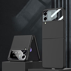 Coque Plastique Rigide Etui Housse Mat L02 pour Samsung Galaxy Z Flip3 5G Noir