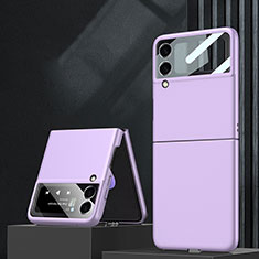 Coque Plastique Rigide Etui Housse Mat L02 pour Samsung Galaxy Z Flip3 5G Violet