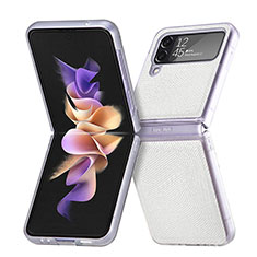 Coque Plastique Rigide Etui Housse Mat L04 pour Samsung Galaxy Z Flip4 5G Blanc