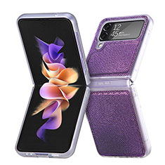Coque Plastique Rigide Etui Housse Mat L04 pour Samsung Galaxy Z Flip4 5G Violet