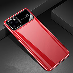 Coque Plastique Rigide Etui Housse Mat M01 pour Apple iPhone 11 Pro Max Rouge