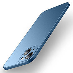 Coque Plastique Rigide Etui Housse Mat M01 pour Apple iPhone 13 Mini Bleu