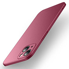 Coque Plastique Rigide Etui Housse Mat M01 pour Apple iPhone 14 Plus Rouge