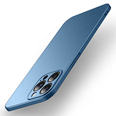 Coque Plastique Rigide Etui Housse Mat M01 pour Apple iPhone 14 Pro Bleu