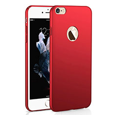 Coque Plastique Rigide Etui Housse Mat M01 pour Apple iPhone 6S Rouge