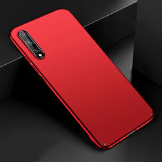 Coque Plastique Rigide Etui Housse Mat M01 pour Huawei Enjoy 10S Rouge
