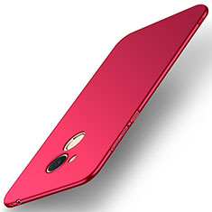 Coque Plastique Rigide Etui Housse Mat M01 pour Huawei Honor 6C Pro Rouge