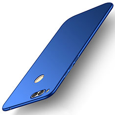 Coque Plastique Rigide Etui Housse Mat M01 pour Huawei Honor 7X Bleu