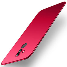 Coque Plastique Rigide Etui Housse Mat M01 pour Huawei Mate 20 Lite Rouge