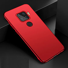 Coque Plastique Rigide Etui Housse Mat M01 pour Huawei Nova 5i Pro Rouge
