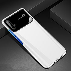 Coque Plastique Rigide Etui Housse Mat M01 pour Huawei Nova 5T Blanc
