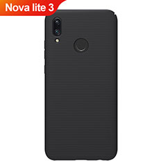 Coque Plastique Rigide Etui Housse Mat M01 pour Huawei Nova Lite 3 Noir