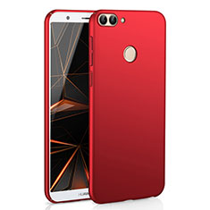 Coque Plastique Rigide Etui Housse Mat M01 pour Huawei P Smart Rouge