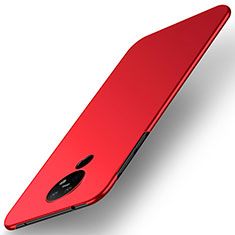 Coque Plastique Rigide Etui Housse Mat M01 pour Nokia 6.2 Rouge