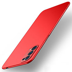 Coque Plastique Rigide Etui Housse Mat M01 pour Oppo Find X3 Lite 5G Rouge